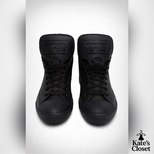 Converse Uni Black High-Top Sneakers (Size 7M/Size 9W)